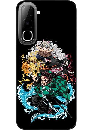 Силиконовый чехол epik для infinix hot 70 (x6895) с принтом demon slayer сила воды