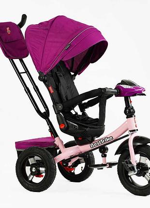 Велосипед коляска триколісний best trike поворотне сидіння, музична фара, кермо складане 6088 f – 736-07