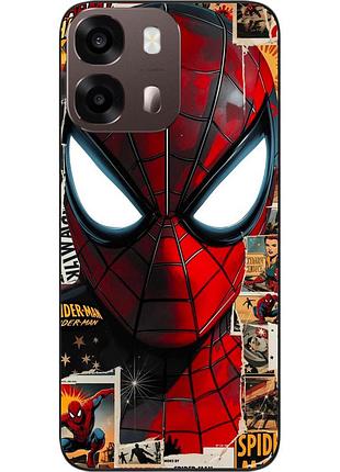Силиконовый чехол бампер epik для oppo a6s с принтом spider-man marvel comics
