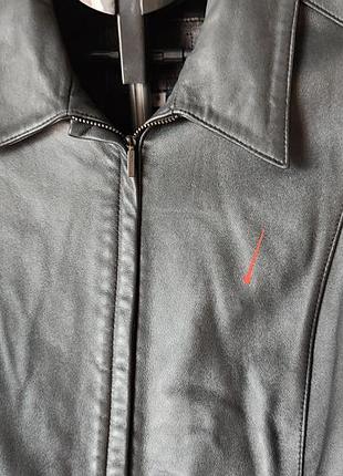 Кожанная куртка р 18 xl xxl 2xl шкіряна куртка м'яка шкіра шкіряні натуральна справжня натуральная кожа кожанные кожаные кожи графит класичний 50-52 9