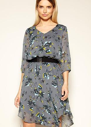 Платье шифоновое серое bonny zaps. 3xl