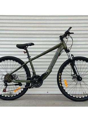 Спортивный двухколесный велосипед toprider 550 хакки 26 дюймов
