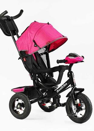 Велосипед 3390 - 33-908 best trike (1) надувні колеса d=29см. переднє, d = 26см. задні, фара з usb, пульт