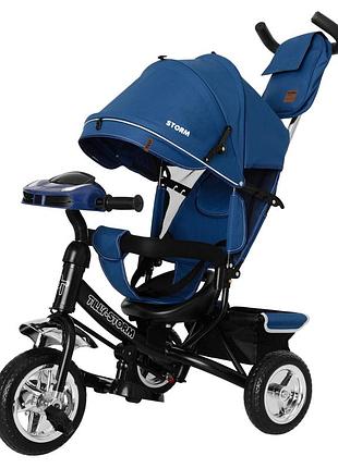 Дитячий триколісний велосипед t tilly storm t-349/2, eva-колеса, фара