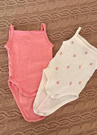 Маєчки боді для дівчинки h&m 8