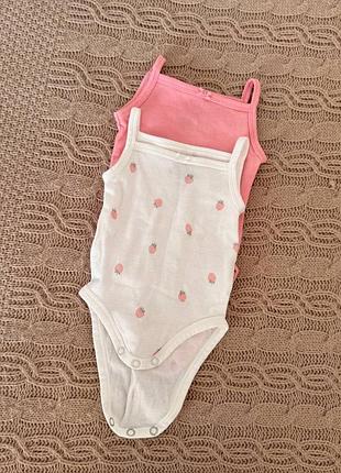 Маєчки боді для дівчинки h&m 2