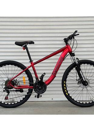Спортивный двухколесный велосипед toprider 550,красный 26 дюймов
