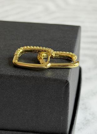 Серьги золотистые 5