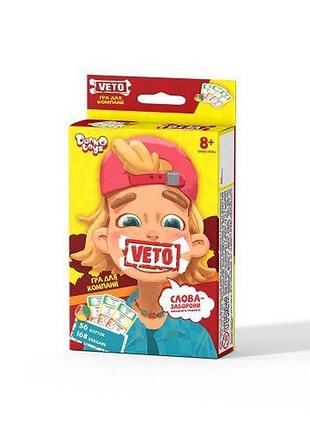 Карточная игра "veto" мини, укр