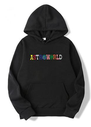 Худи чёрный loys cactus jack. толстовка кактус джек art. 5 astroworld m