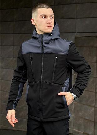 Куртка pobedov setup чорно-сірий 3xl 2