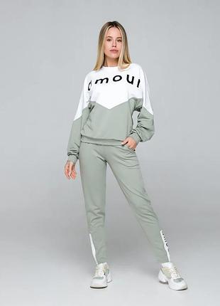 Жіночий костюм amour, олива l/xl