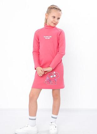Платье для девочки с длинным рукавом, рубчик, 104см, 110см, 116см, 122см, 128см 122