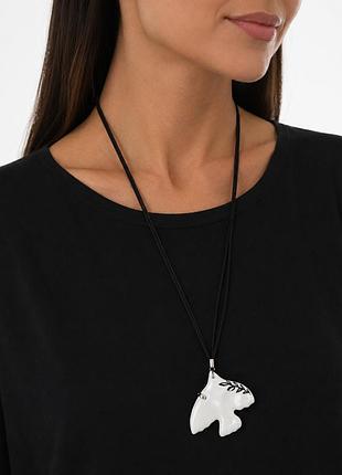 Женская керамическая подвеска птичка modna kazka mkgk150327/30