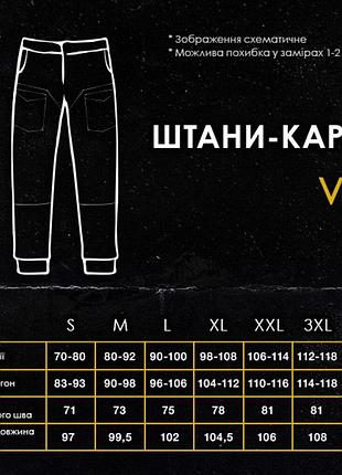 Штани-карго pobedov vzir чорний 9