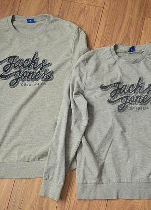 Чоловіча кофта світшот jack & jones originals / l та xl розміри