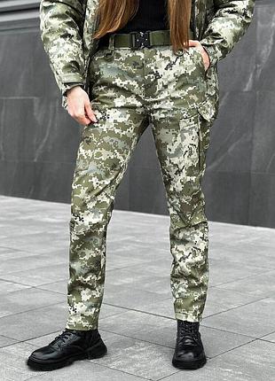 Штани-карго pobedov static жіночі піксель 3xl