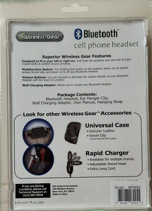 Гарнітура bluetooth 2