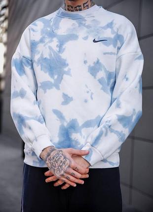 Світшот nike вільного крою на флісі білий l