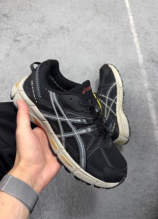 Утепленные зимние мужские кроссовки asics gel-kahana 8 termo winter black grey ассикс черного с серым цветов термо