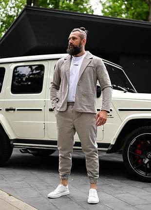 Костюм чоловічий класика жакет штани casual тренд
