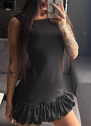 Чорна мінісукня 🖤