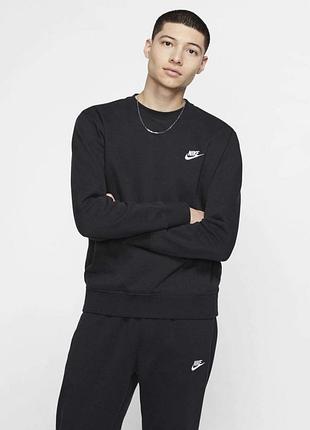 Кофта муж. nike m nsw club crw bb (арт. bv2662-010) xxl (56-58)
