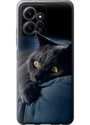 Чохол на xiaomi redmi note 12 4g димчастий кіт "825u-3021-851"