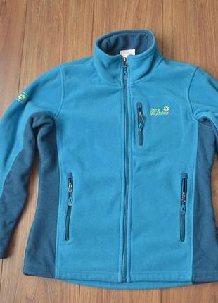 Жіноча фліс кофта jack wolfskin outdoor / m розмір