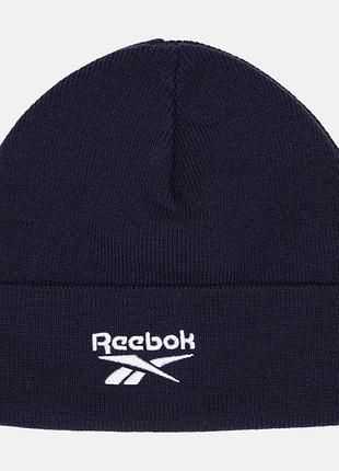 Шапка чоловіча reebok te logo beanie (арт. gh0427)