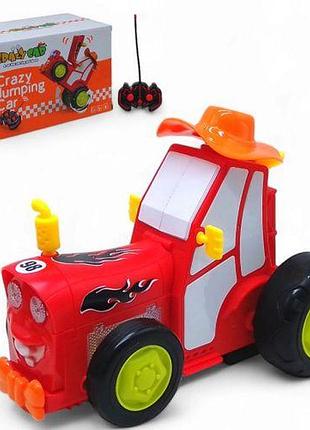 Трактор, що танцює на радіокеруванні "crazy car" красний