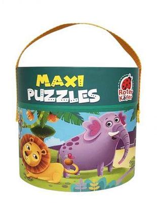 Настільна гра "максі пазли. зоопарк / maxi puzzles. zoo"