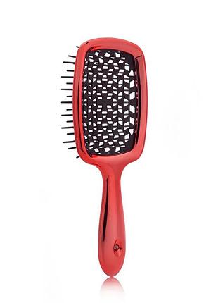 Щетка для волос hollow comb superbrush plus red 2