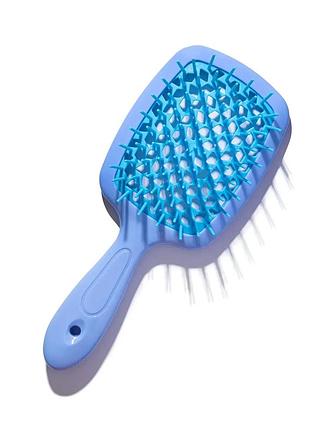 Щетка для волос hollow comb superbrush plus blue
