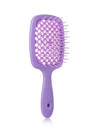 Щітка для волосся hollow comb superbrush plus purple