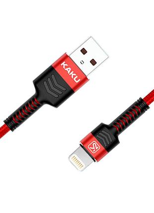 Usb кабель kaku ksc-297 usb - lightning 1m - red