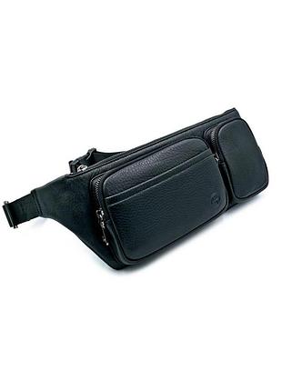 Кожаная сумка weatro 44 х 14 х 7 см черный wtro-nw-8786-49