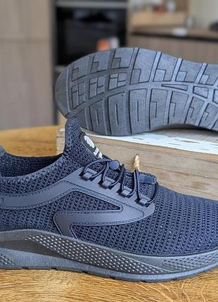 Мужские легкие летние кроссовки, мужское летнее легкое кроссовки черне 41