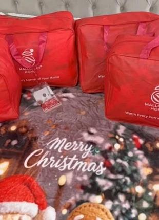 🎄💥 новогодний плед «овчина» 💥🎄 5