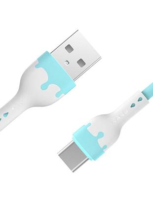 Usb кабель kaku ksc-271 usb - type-c 1,2m - blue