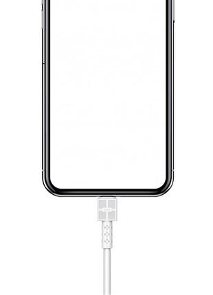 Usb кабель kaku ksc-293 usb - lightning 1m - white 2
