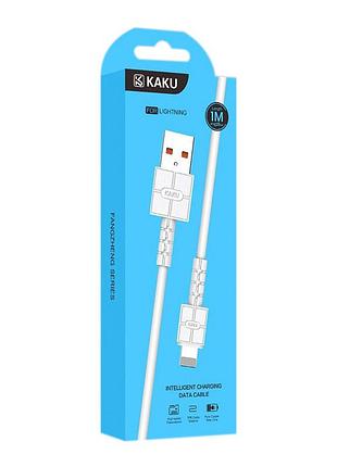 Usb кабель kaku ksc-293 usb - lightning 1m - white 3