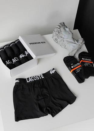 Комплект 4 штуки трусив + 6 пар термошкарпеток у premium box
