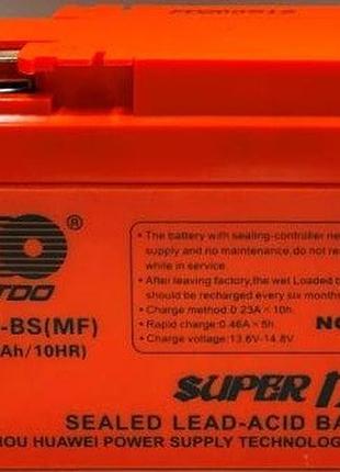 Акумулятор ytr4a-bs 12v/2.3ah широка таблетка жовтогаряча 85x49x114 outdo
