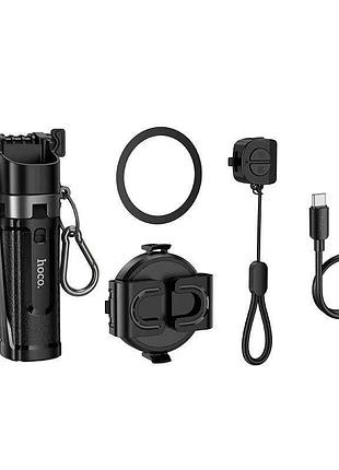 Селфі-трипод hoco k27 pro magic mini live broadcast stand(pull clip+magnetic focusing version) (48cm) - black 8