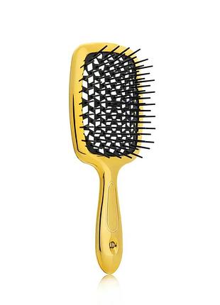 Щетка для волос hollow comb superbrush plus gold
