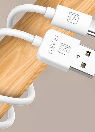 Usb кабель kaku ksc-332 usb - type-c 2m - white