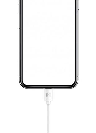 Usb кабель kaku ksc-332 usb type-c 2m - white 3