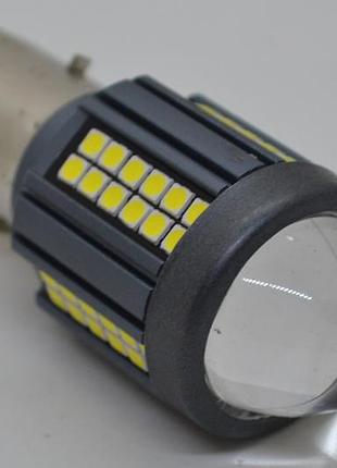 Светодиодная лампа для мотоцикла ba20d, 3000lm, 6000k, 12–80v, ближний/дальний свет