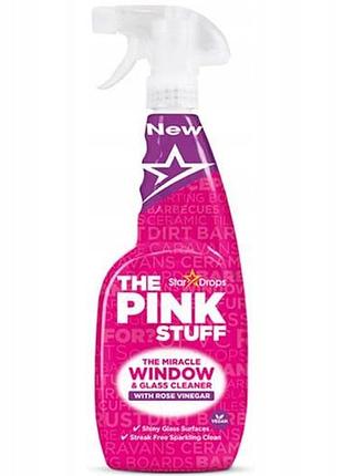 Спрей для вікон, дзеркал та скляних поверхонь the pink stuff the miracle multi-purpose cleaner 750ml